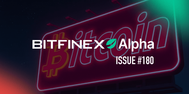 Bitfinex Alpha | 動區動趨-最具影響力的區塊鏈新聞媒體 Bitfinex Alpha週報#180》比特幣與加密市場盤整,而不是崩跌