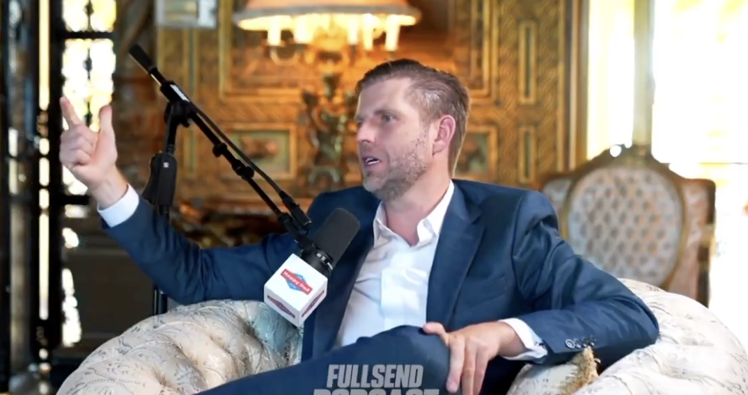 川普次子Eric Trump：我自己「All in」比特幣！最有錢的家族、基金、500強都想要BTC