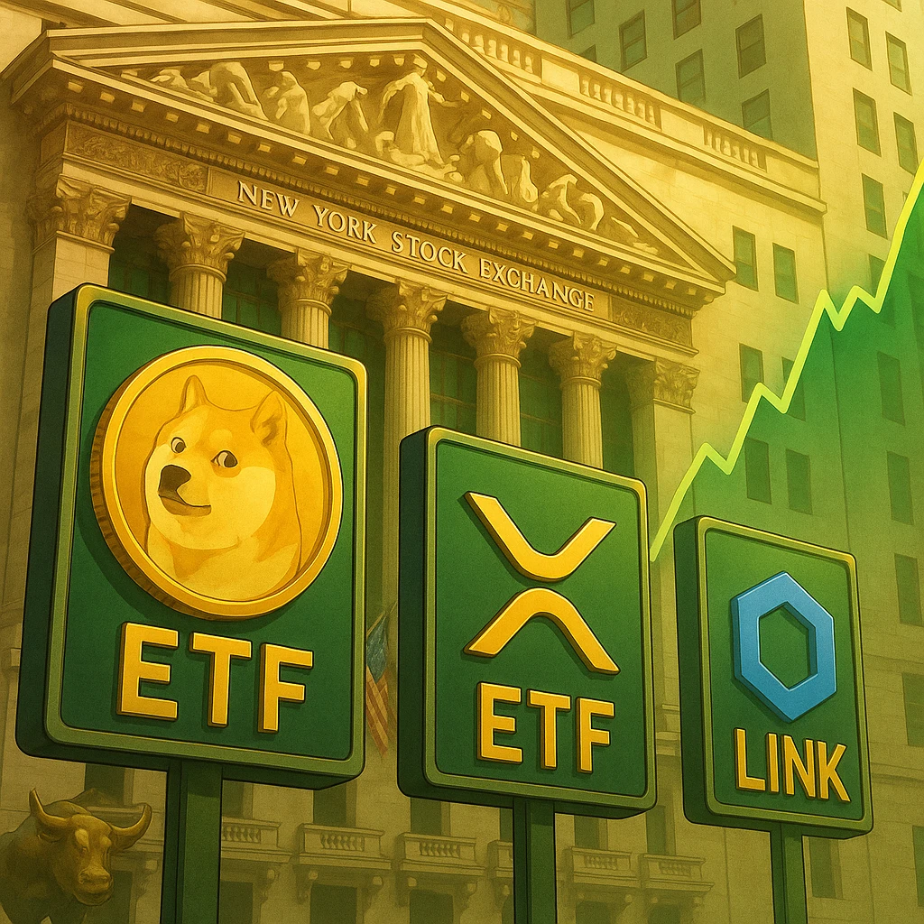 紐交所批准 Grayscale DOGE、XRP ETF 週一上市，下波是Chainlink