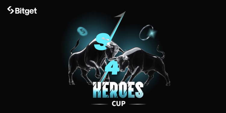 Bitget 啟動 HEROES CUP 交易賽第四彈，總獎池高達 30 萬 USDT