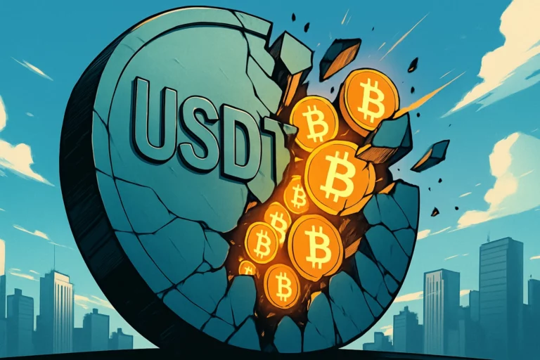 Tether 買比特幣拖垮USDT「標普給最差評價」：風險資產比重上升加劇脫鉤可能