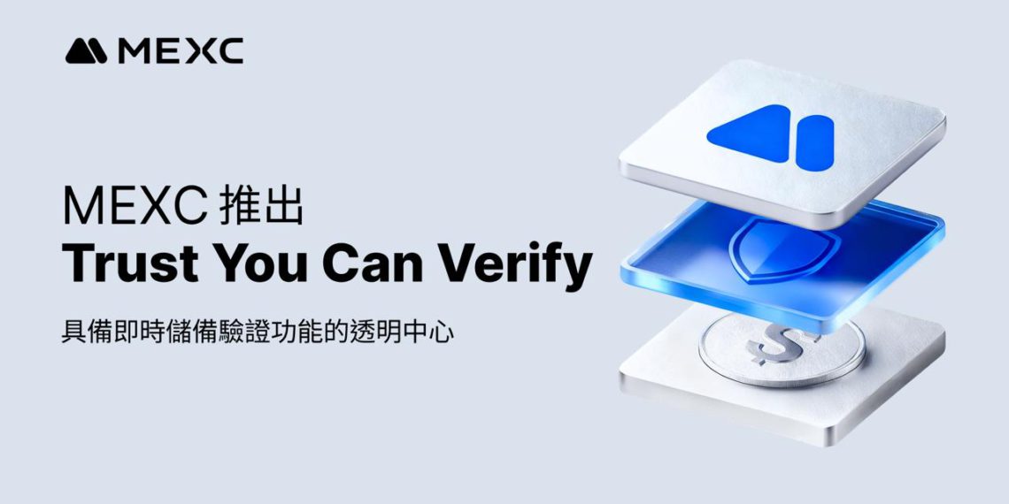 MEXC 推出「Trust You Can Verify」：具備即時儲備驗證功能的透明中心