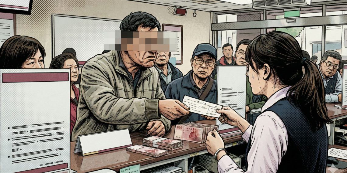 抗議銀行帳戶被鎖！民眾臨櫃示範「提款100元連領50次」 分行頭痛了