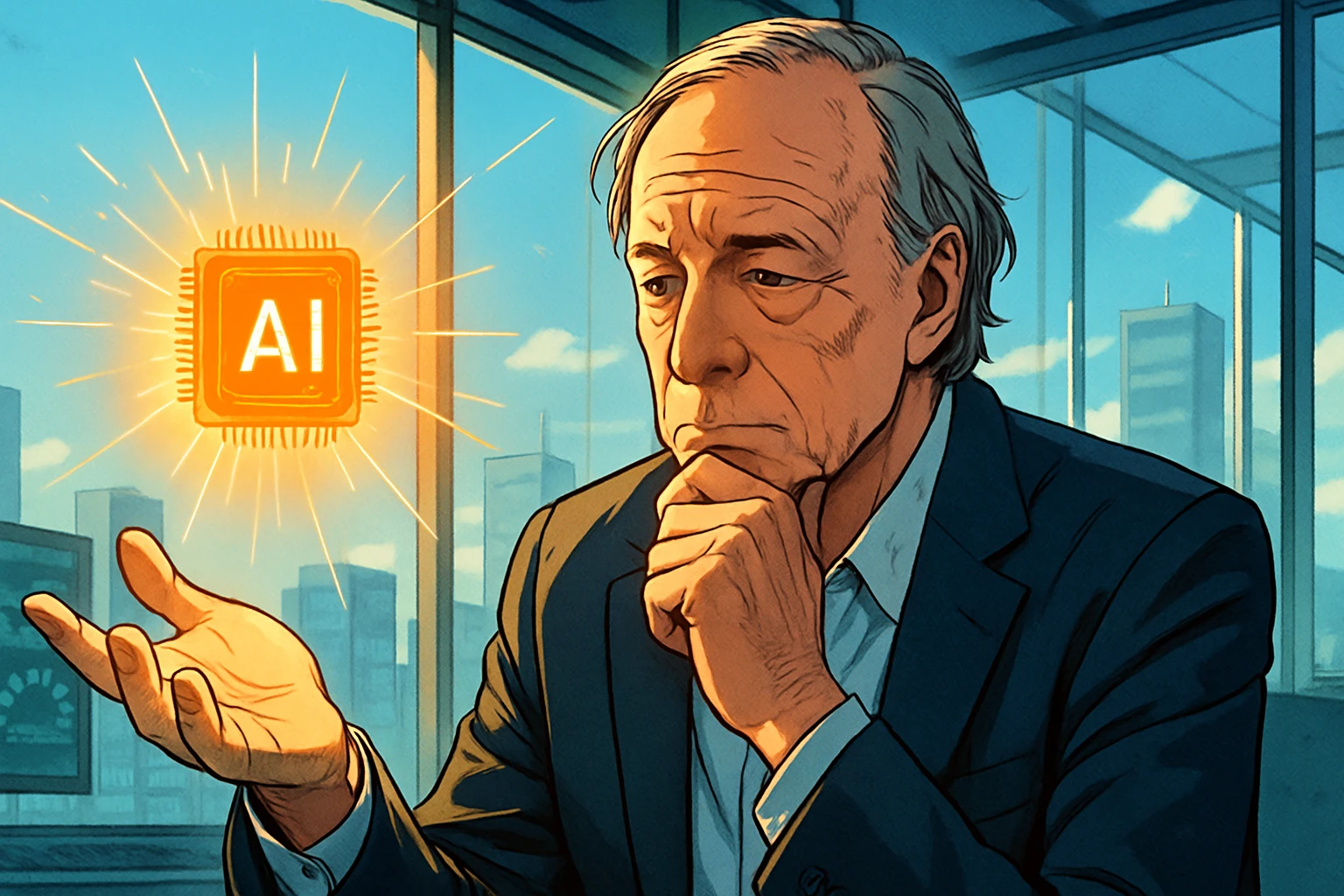 達里歐警告:未來兩年全球經濟「岌岌可危」,別因 AI 估值過高急於退出