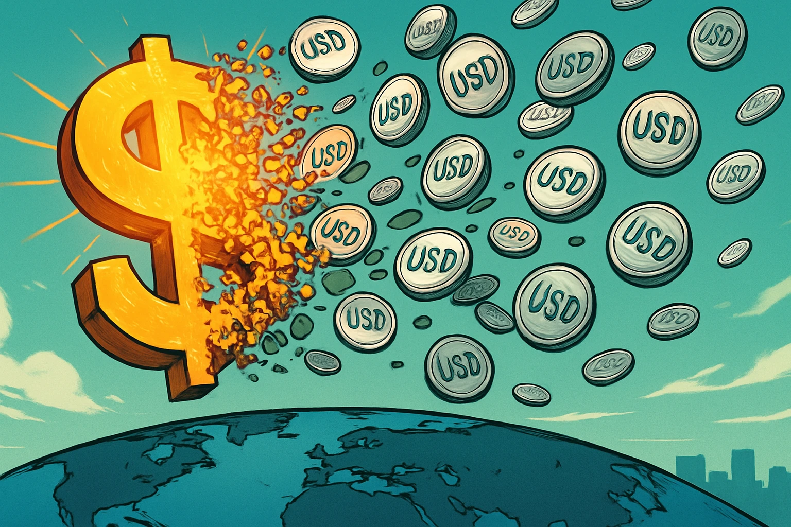 美國為什麼擁抱加密？答案或許在 37 兆美元巨額債務中