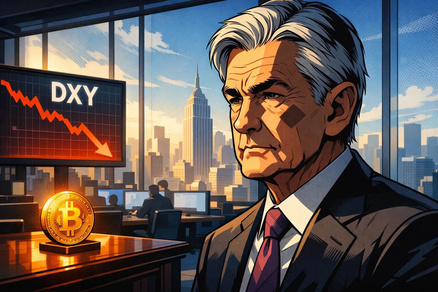 美元走弱、聯準會降息預期回溫，分析師：2026「貶值交易」或推動比特幣大爆發