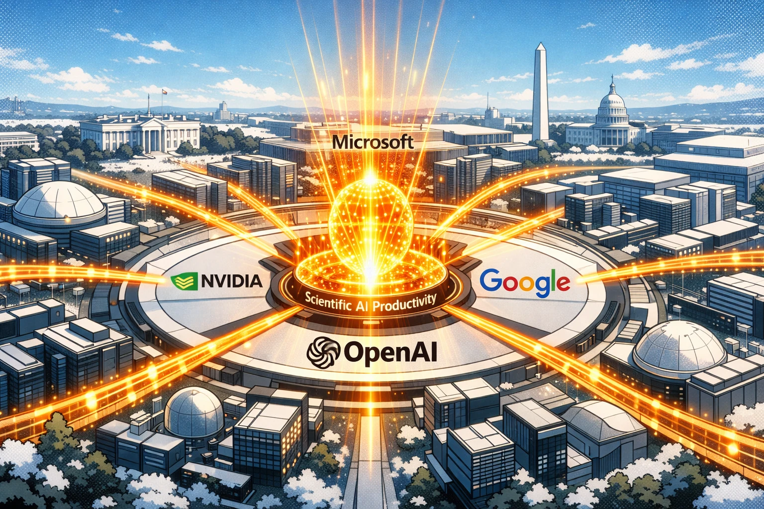 輝達、OpenAI、Google等24家美科技巨頭加入川普「創世紀計劃」：加速核聚變、藥物、新材料開發