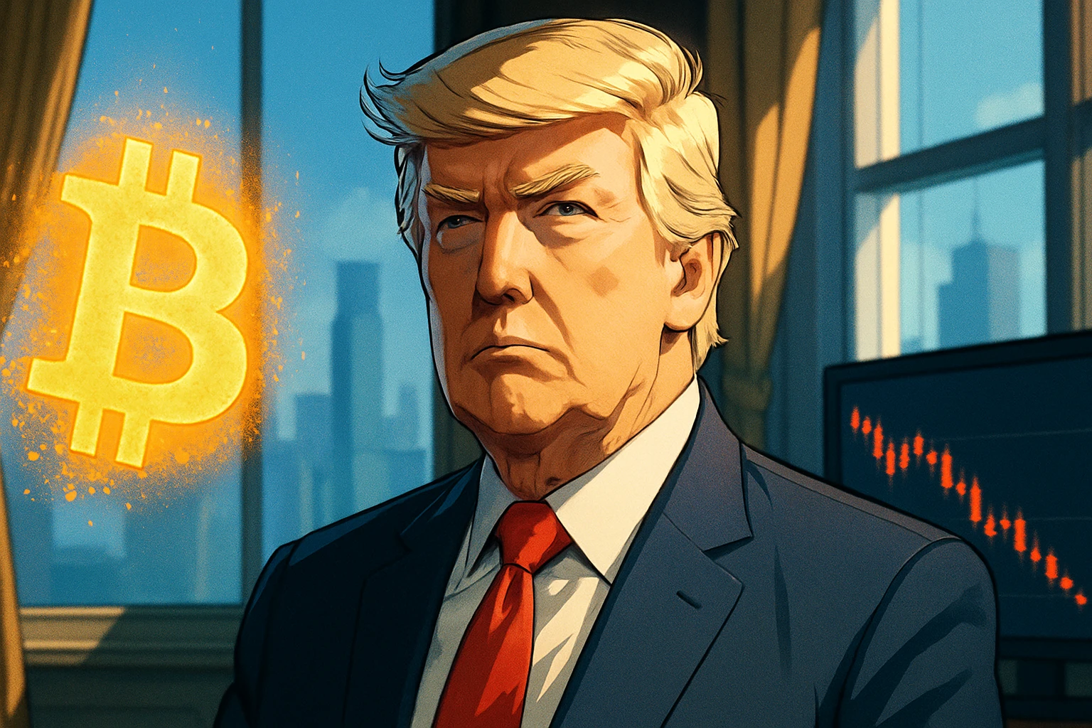 川普發表國安策略演講，未提加密貨幣、區塊鏈只講「金融創新」