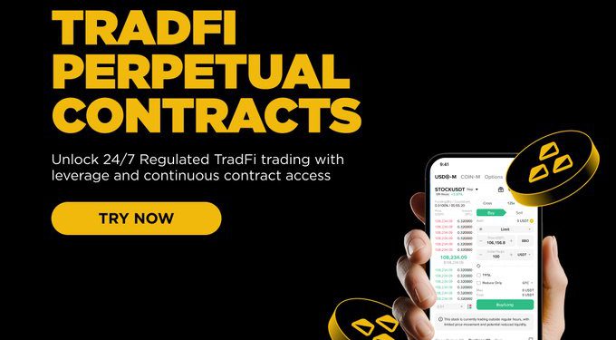 幣安推出首批受監管、以穩定幣結算的傳統金融 (TradFi) 永續合約，首發涵蓋黃金與白銀