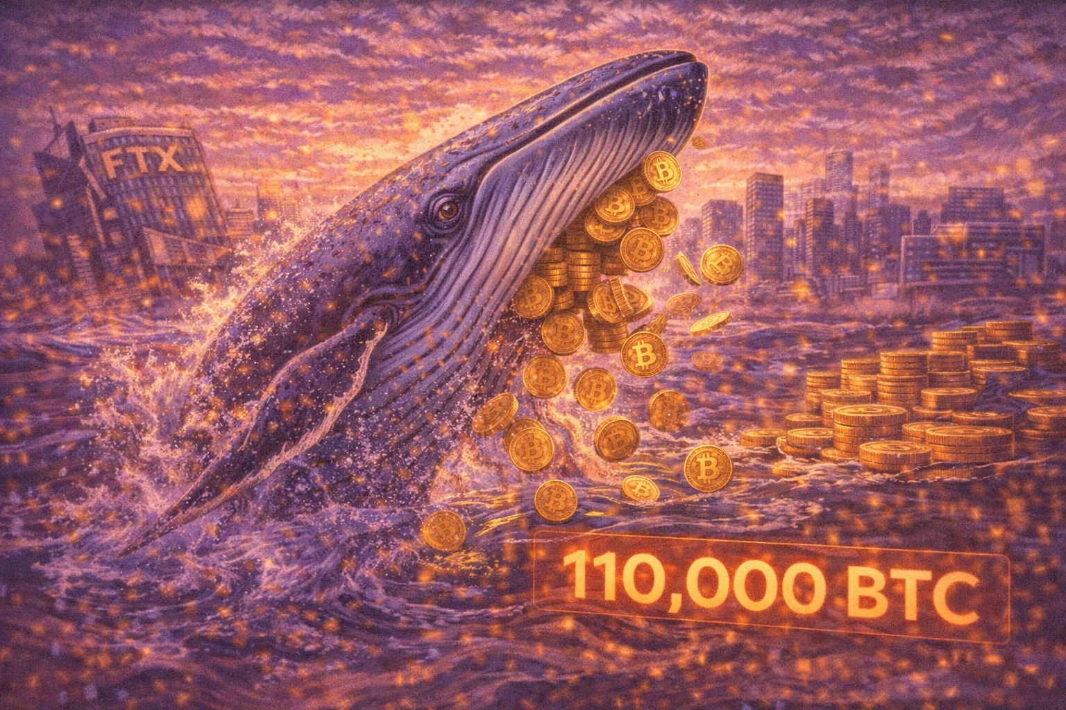 比特幣巨鯨創 FTX 崩盤後最大買盤！30 天狂掃 11 萬枚 BTC