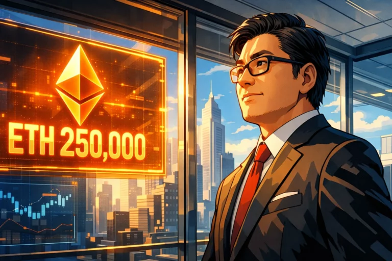 Tom Lee 最新預測：以太坊上看 25 萬美元，市值有望衝上 30 兆鎂超越美股七子總和