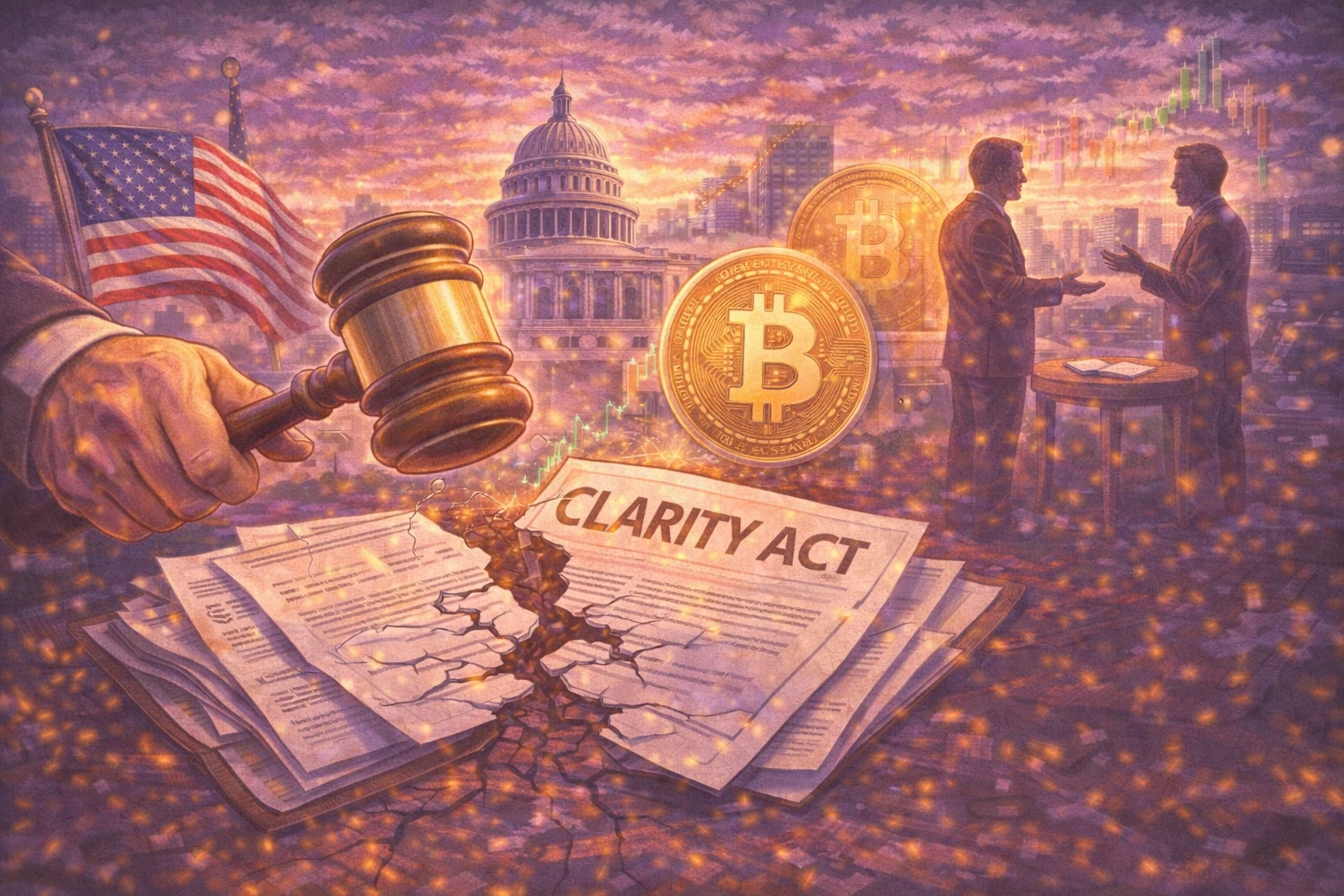 分析師觀點：CLARITY 法案受阻利好加密產業與比特幣，各方重回談判桌