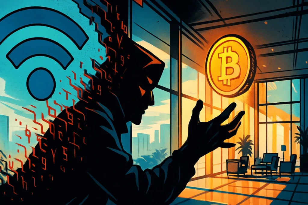 連接飯店公共 WiFi 後,我的錢包被洗劫一空