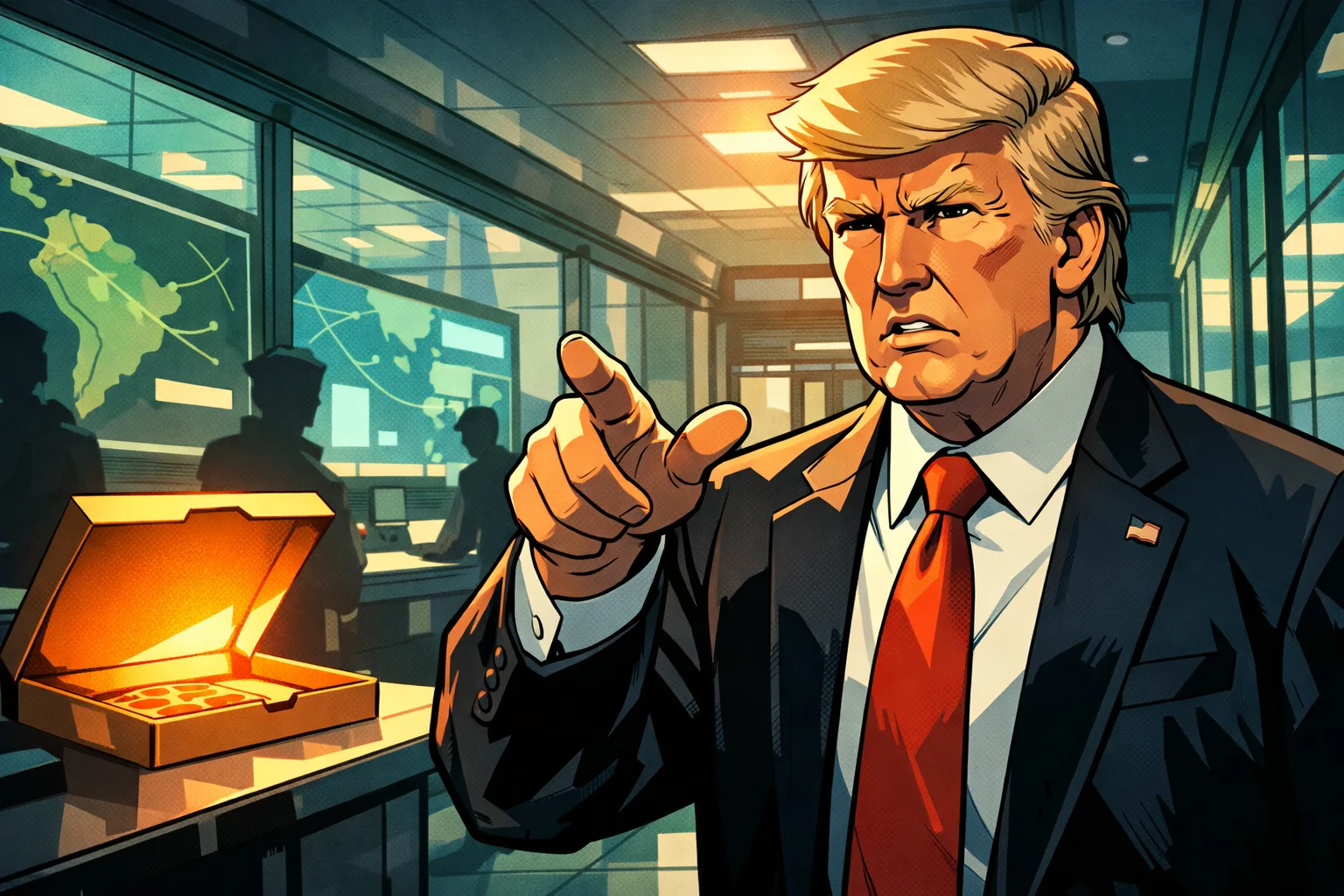 快訊》美國五角大廈「披薩指數」又暴漲，哥倫比亞和古巴是下個目標？