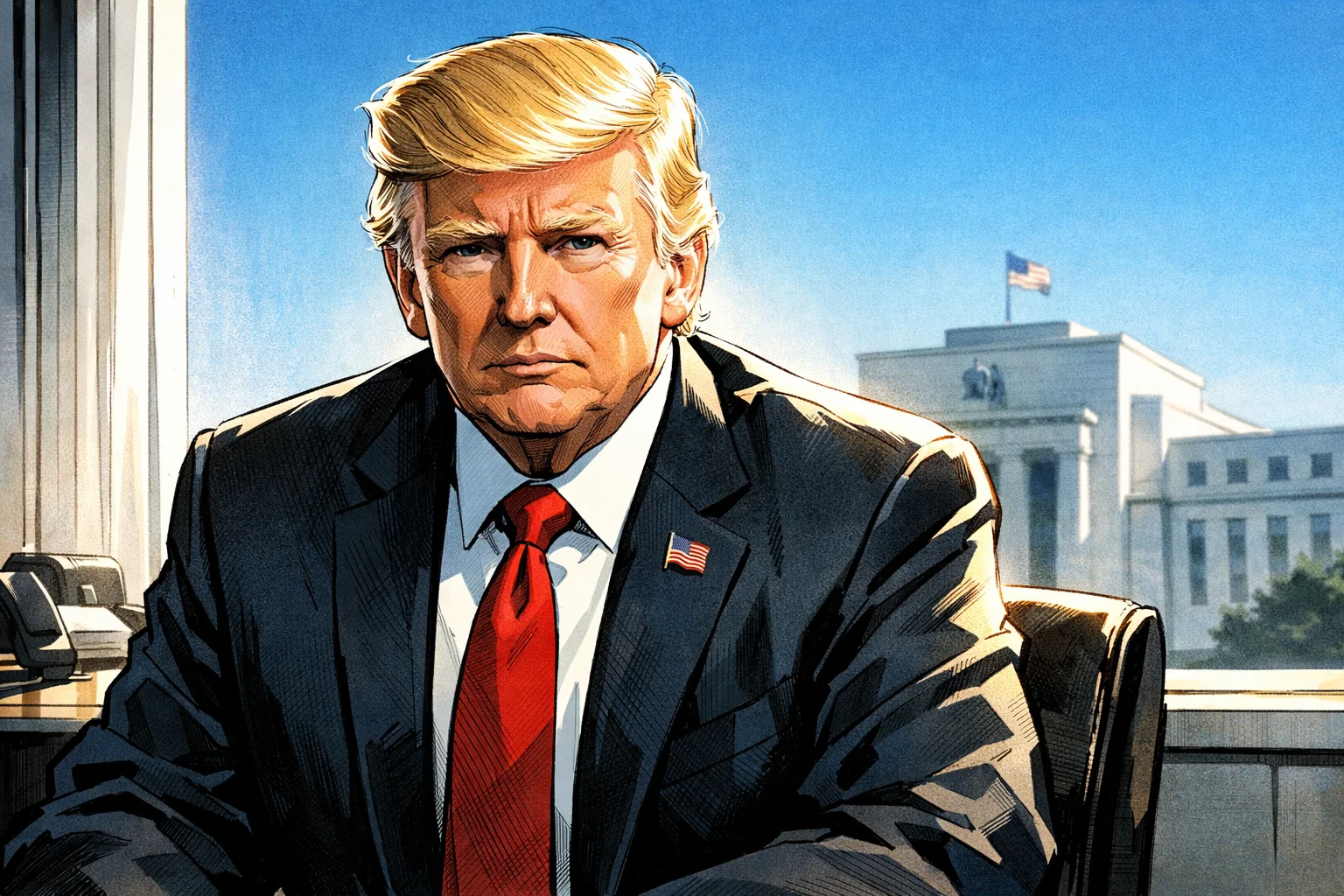 快訊》川普最快今晚公布Fed新主席：聯準會應再降息2～3％、預測市場最看好誰？