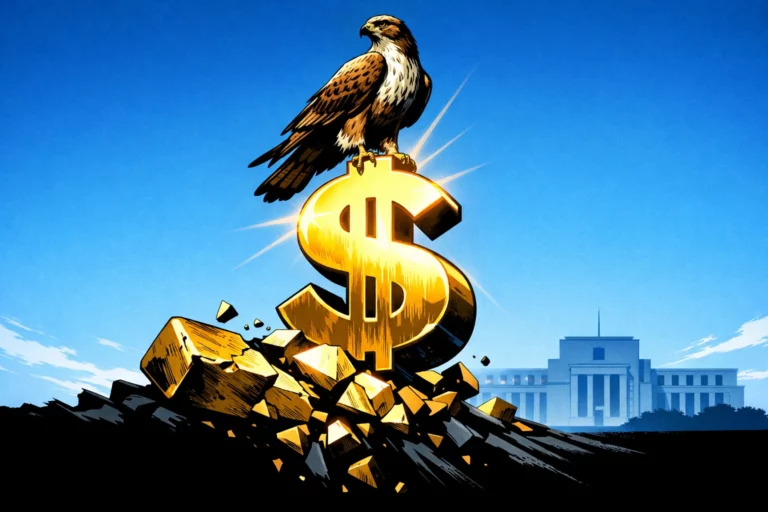 美元強彈創近半年最大漲幅!金銀「斷崖式」暴跌血洗貴金屬市場、比特幣反彈突破 8.4 萬美元