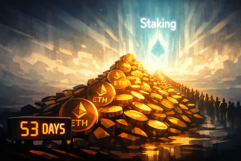 以太坊質押需求創近兩年新高!300萬枚ETH排隊等待質押、解質押隊列完全清空,ETH要漲了?