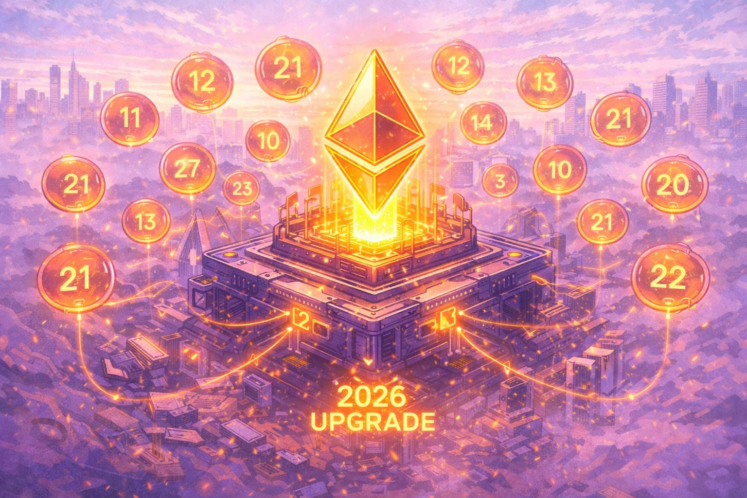 以太坊 Blob 限制升至 21「交易更便宜」,2026 年中還有Glamsterdam平行大升級