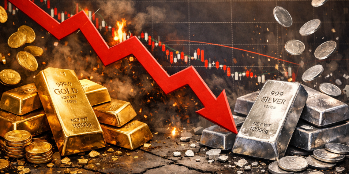 黃金、白銀二度跳水、比特幣插針 8.1 萬美元，全網超 27 萬人慘爆倉