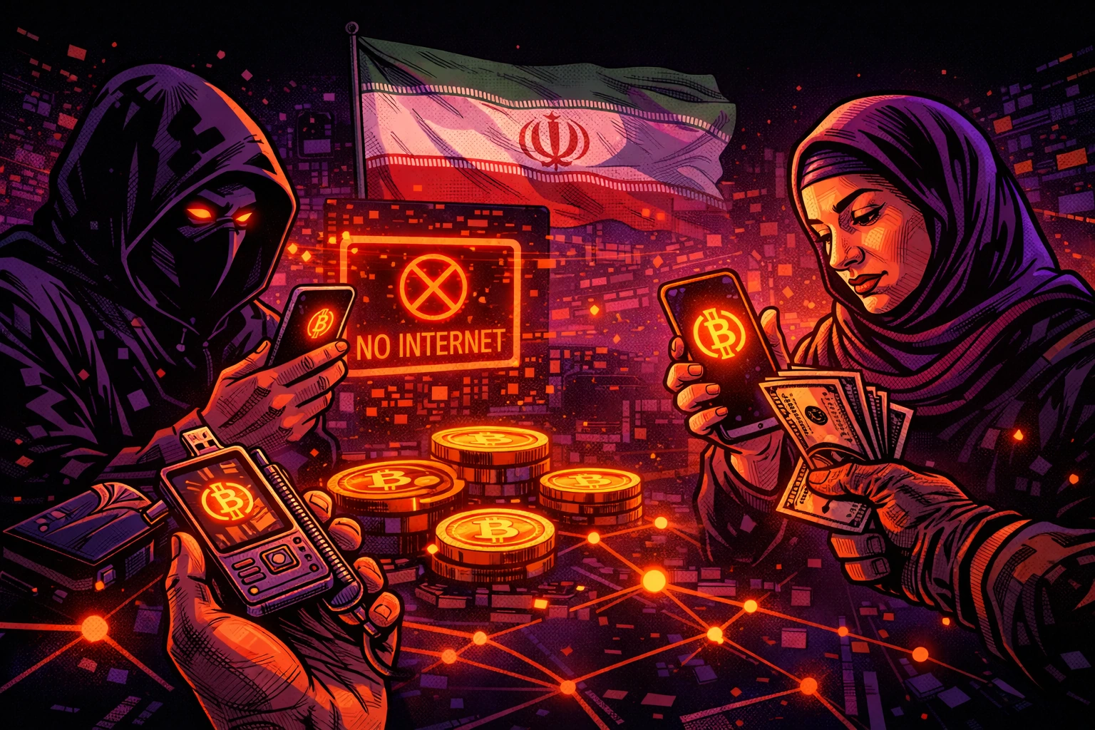 伊朗全國斷網,但人民在使勁各種方法用加密貨幣