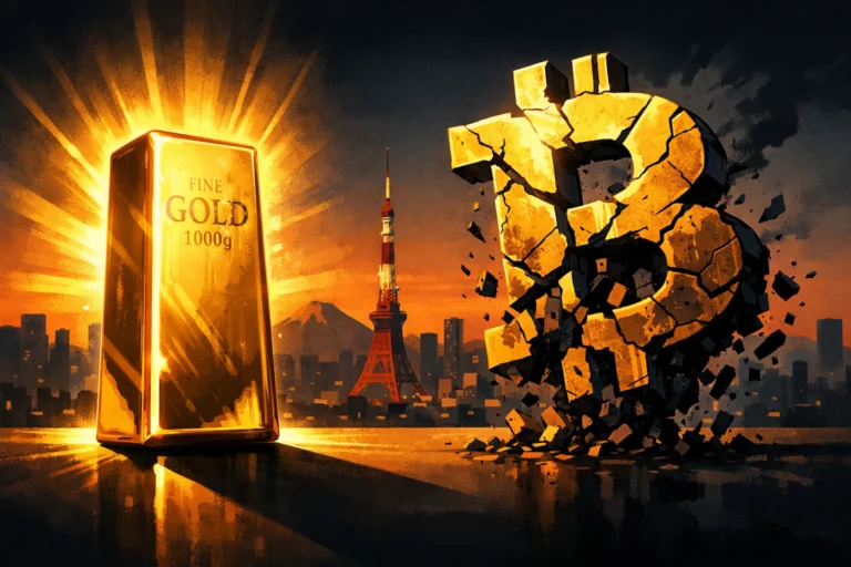 為何黃金屢創新高、比特幣停滯不前？Delphi Digital：全因日債殖利率飆升向全球施壓