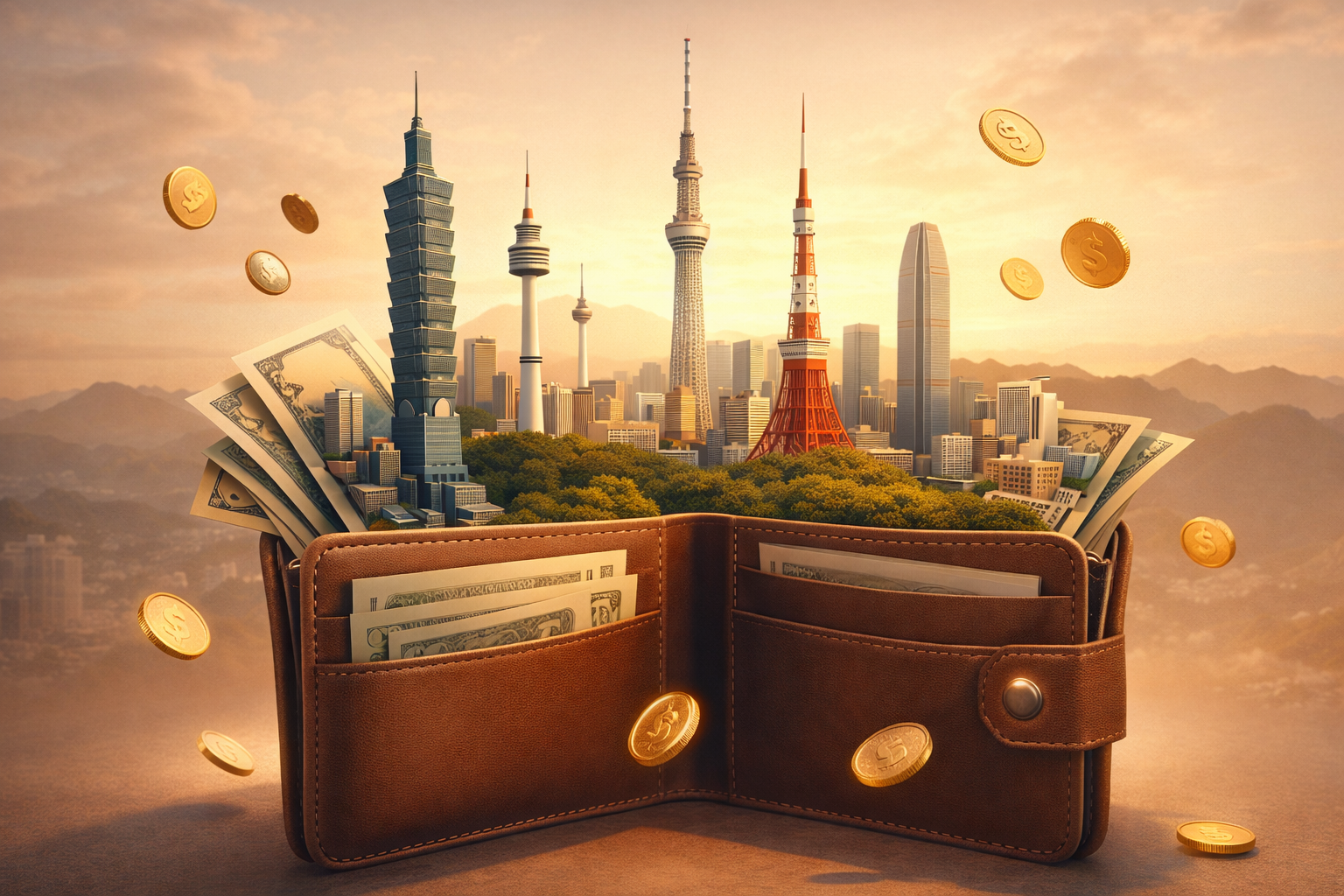 2026 亞洲生活成本排行出爐：台北生活成本超東京，但薪資購買力輸日韓