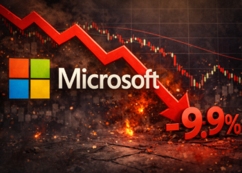 微軟重挫 9.9% 市值蒸發 3570 億美元「美股史上第二慘」，發生什麼事？