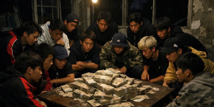 16個日本少年在廢棄空屋「翻出1億日圓」，揮霍玩樂買毒品露出馬腳