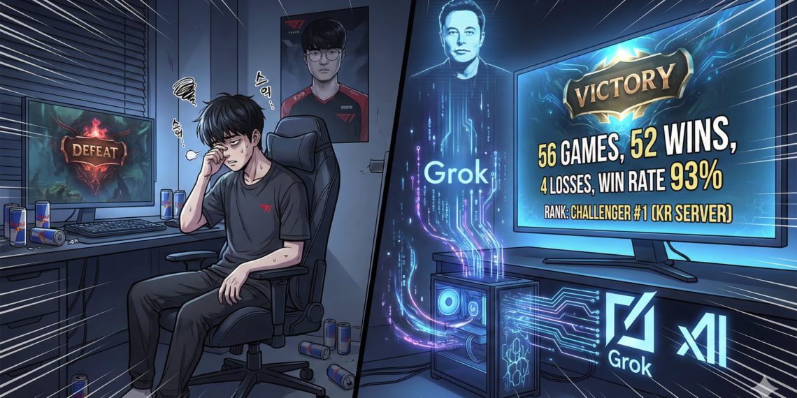 英雄聯盟韓服「93%勝率」神秘帳號引爆陰謀論：馬斯克的電競AI上工打LOL了？