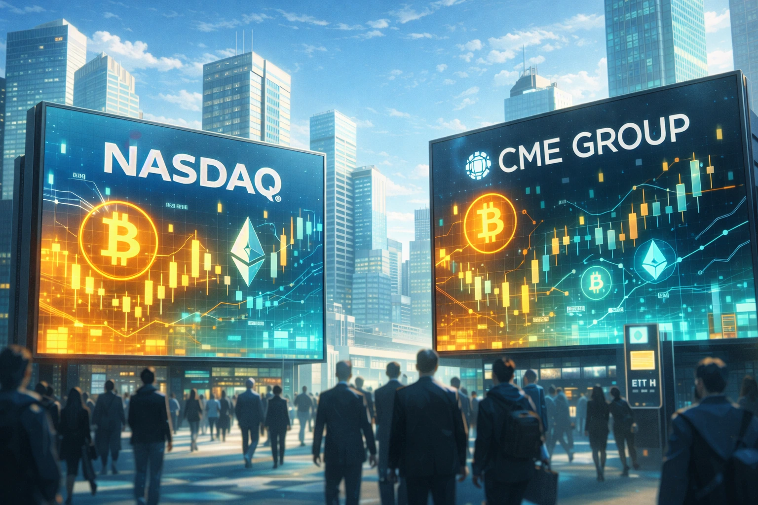 納斯達克與芝商所CME推出加密指數，追蹤 BTC、ETH 等七大幣種