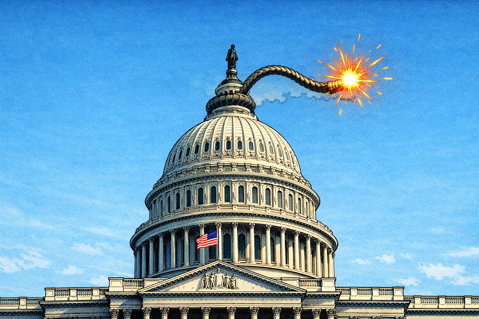 美國參院達成兩黨撥款協議，但週末「技術性停擺」機率大、國土安全部炸彈未拆