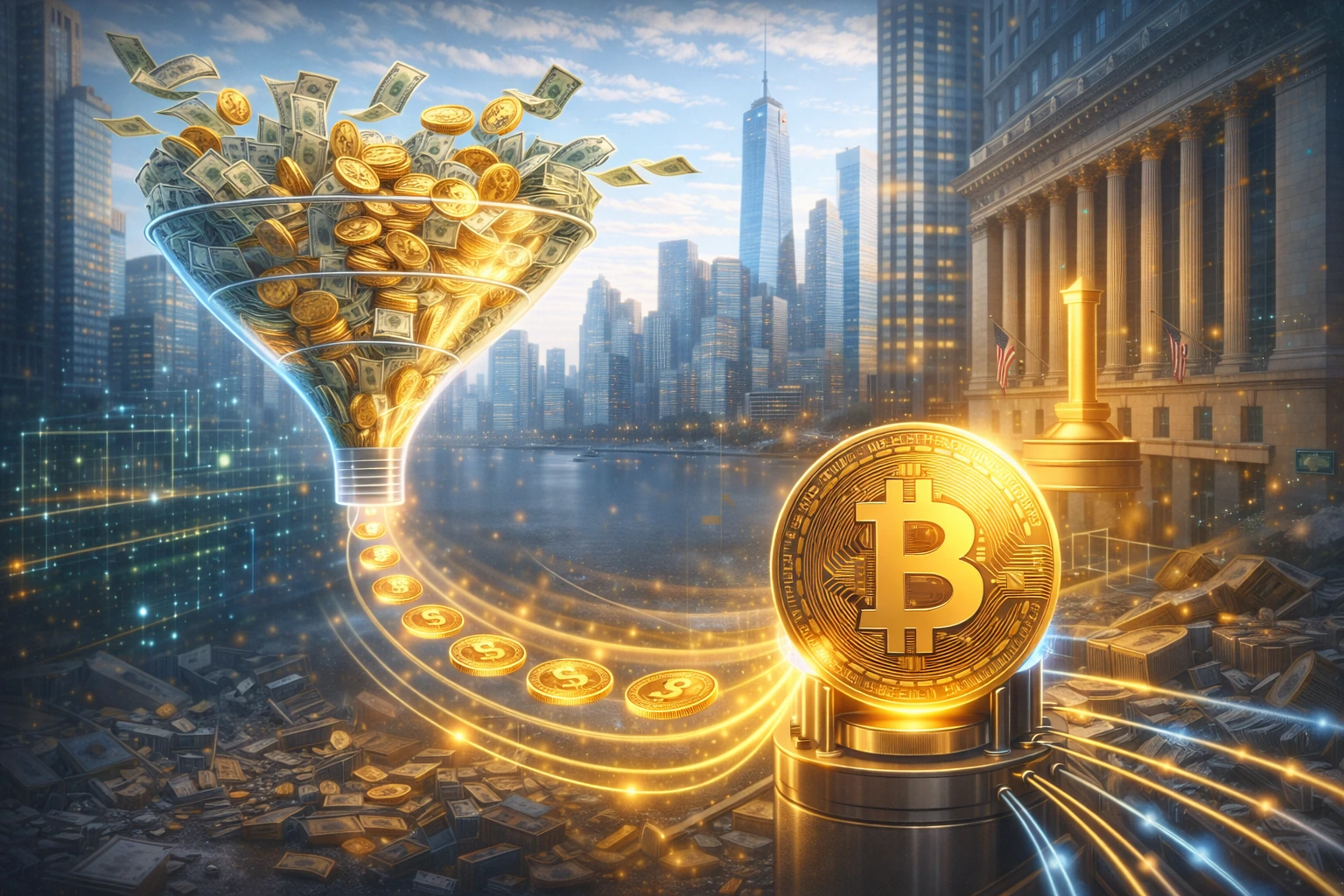 機構進場！現貨比特幣 ETF 上週淨流入 14 億美元，創去年 10 月以來最佳表現