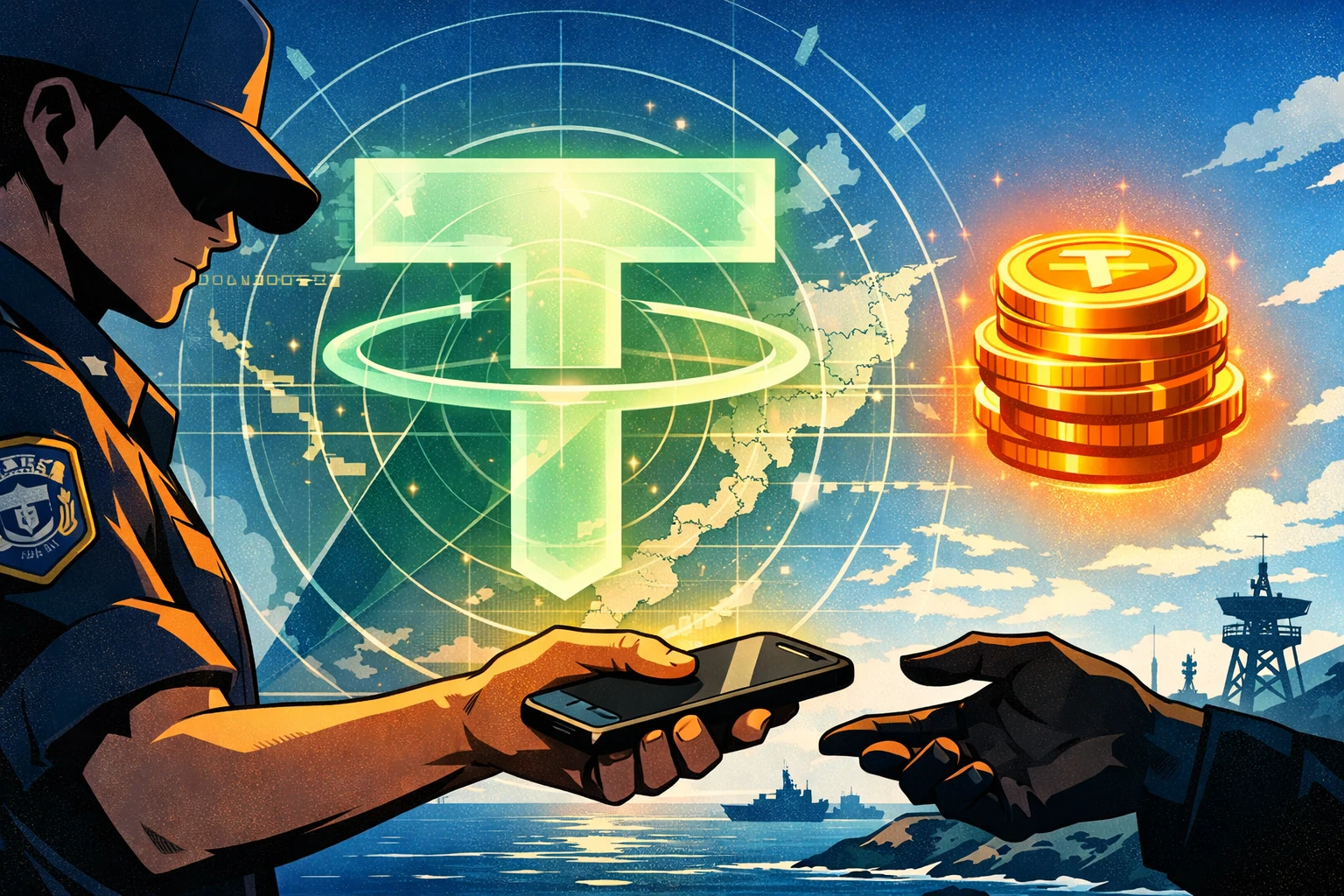 前海巡隊員收 1.8 萬枚泰達幣淪共諜,賤賣機密判刑 7 年 8 月