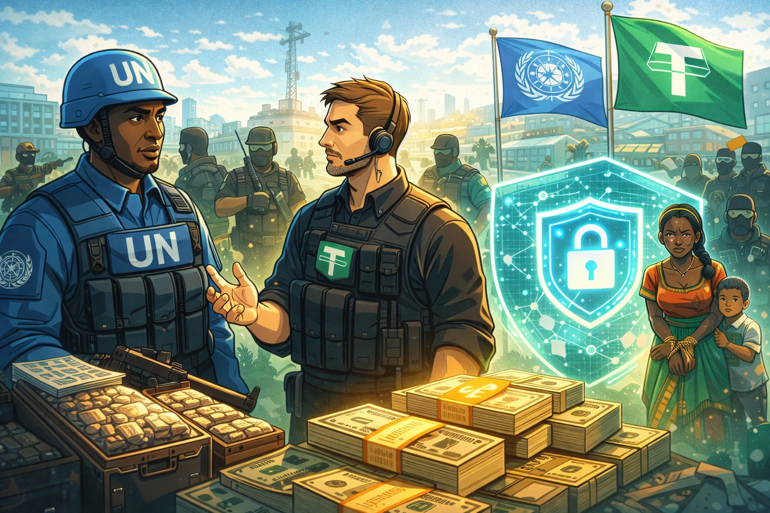 Tether 合作聯合國:加強改善非洲毒品犯罪、網路安全、保護人口免受販賣