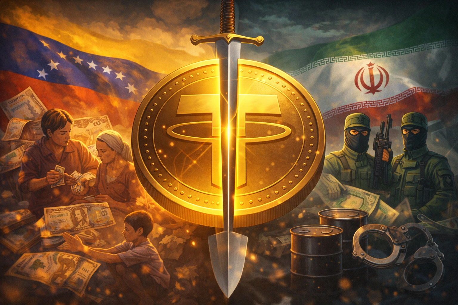 穩定幣的雙面刃：USDT 在委內瑞拉、伊朗成為救命關鍵，也成制裁規避工具