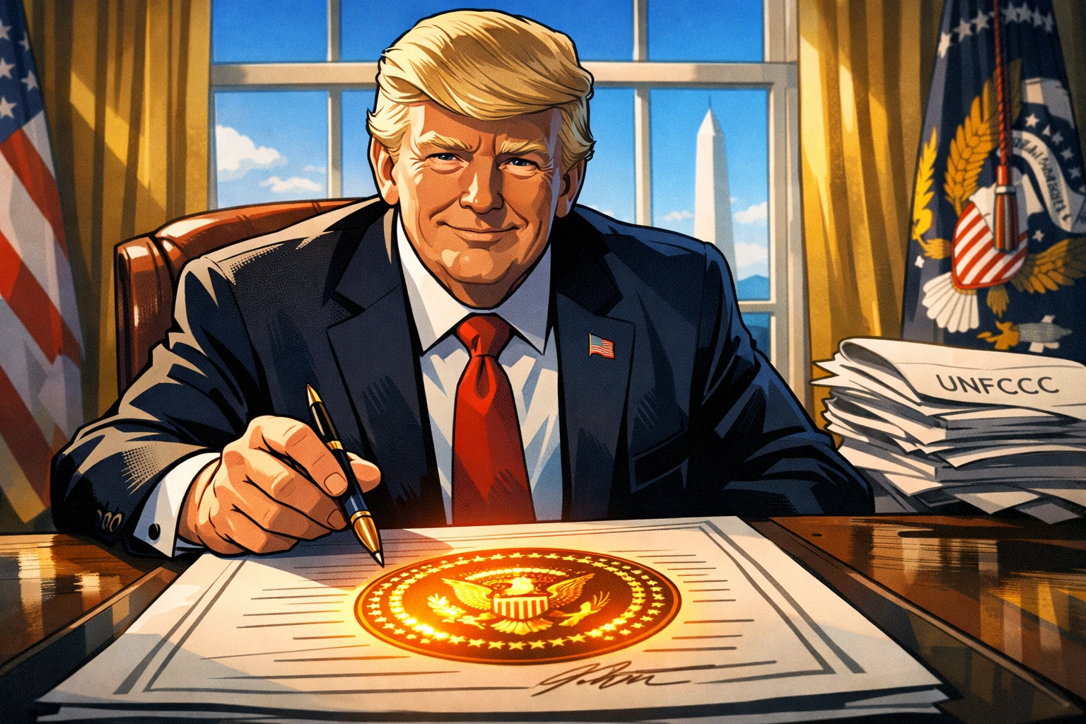 川普簽署法案「美國退出66國際組織」：包含氣候變遷綱要UNFCCC，ESG法則受挑戰