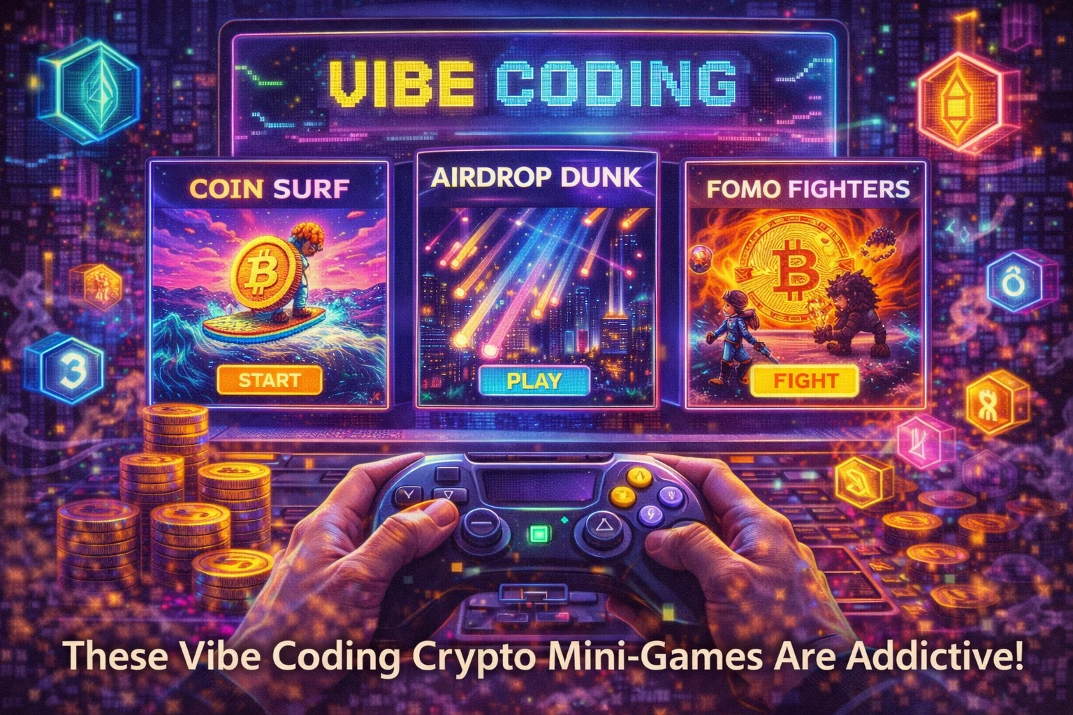 這些 Vibe Coding 的幣圈小遊戲太上頭了