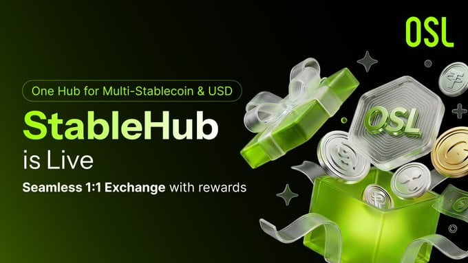 OSL Global 上線 StableHub，穩定幣與美元零滑點兌換，推出 RLUSD 18% 年化獎勵