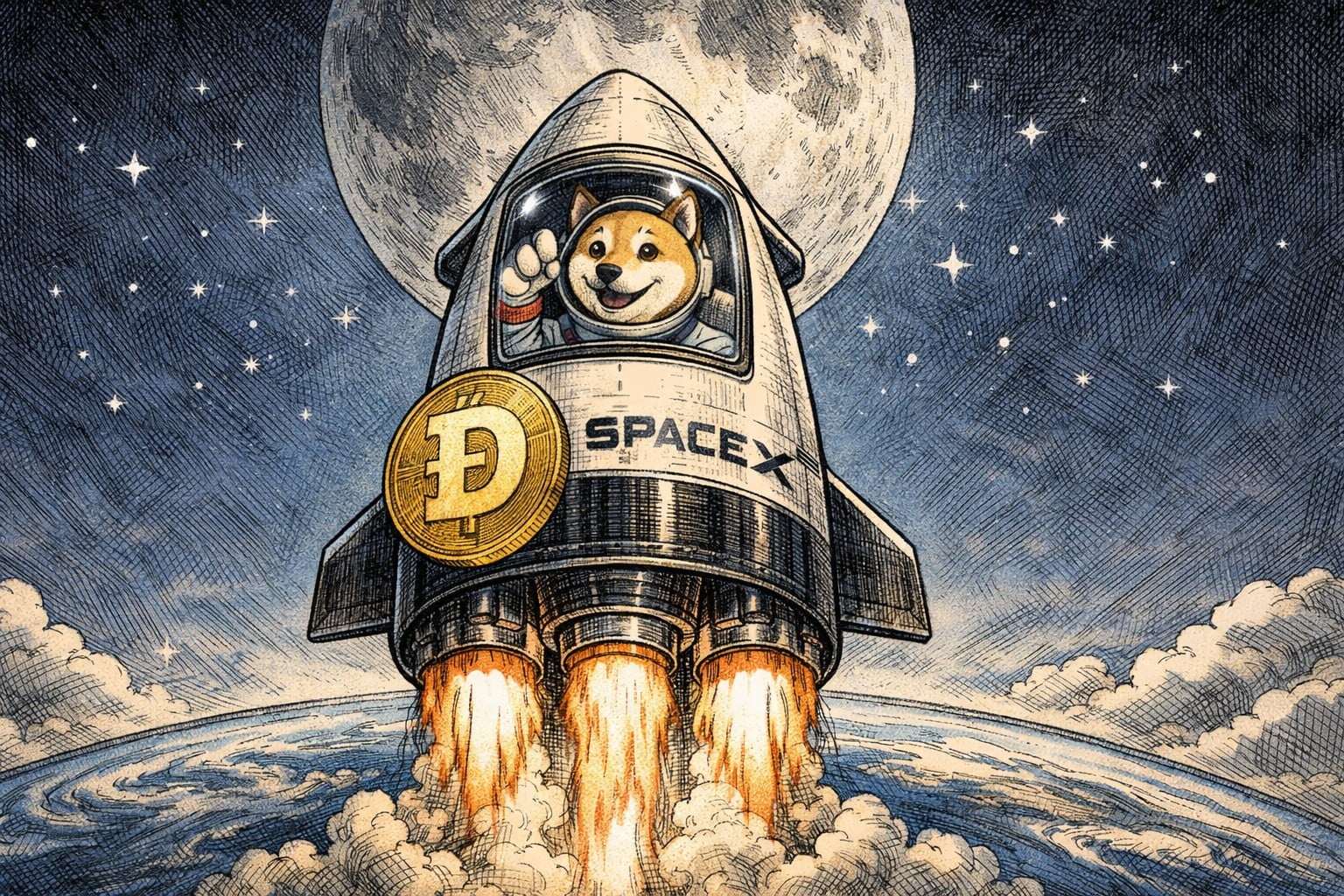 馬斯克：明年也許讓「狗狗幣登上月球」，但DOGE幣價沒反應