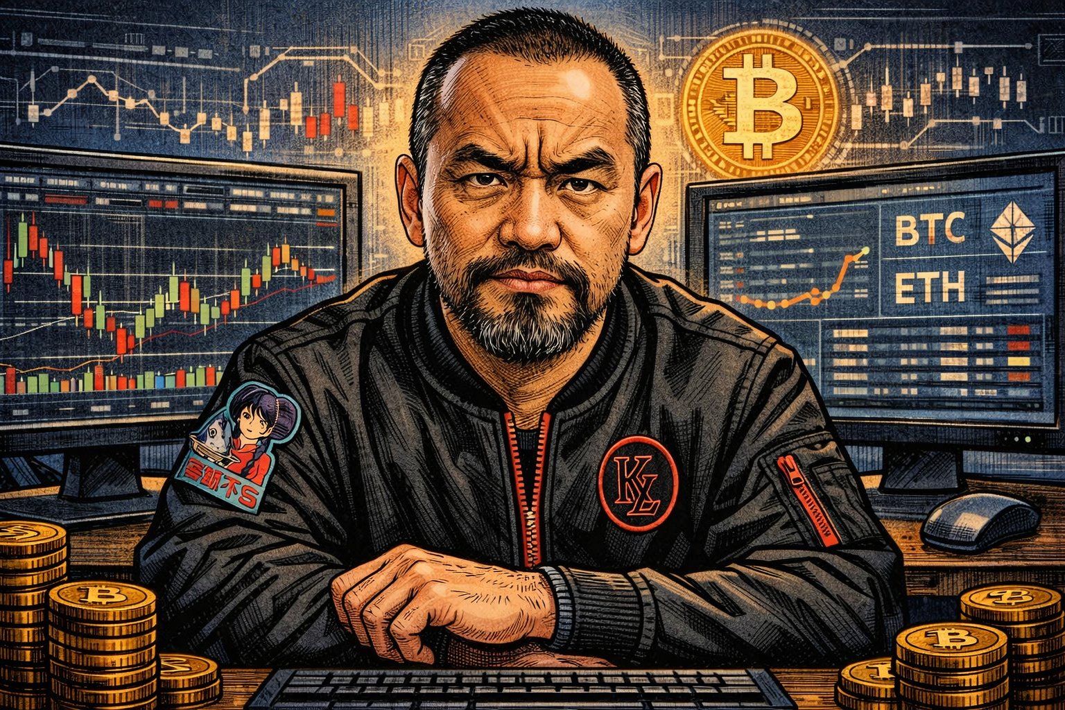 麻吉大哥割肉了！早上加倉ETH做多至1000枚，入夜砍倉剩250萬美元