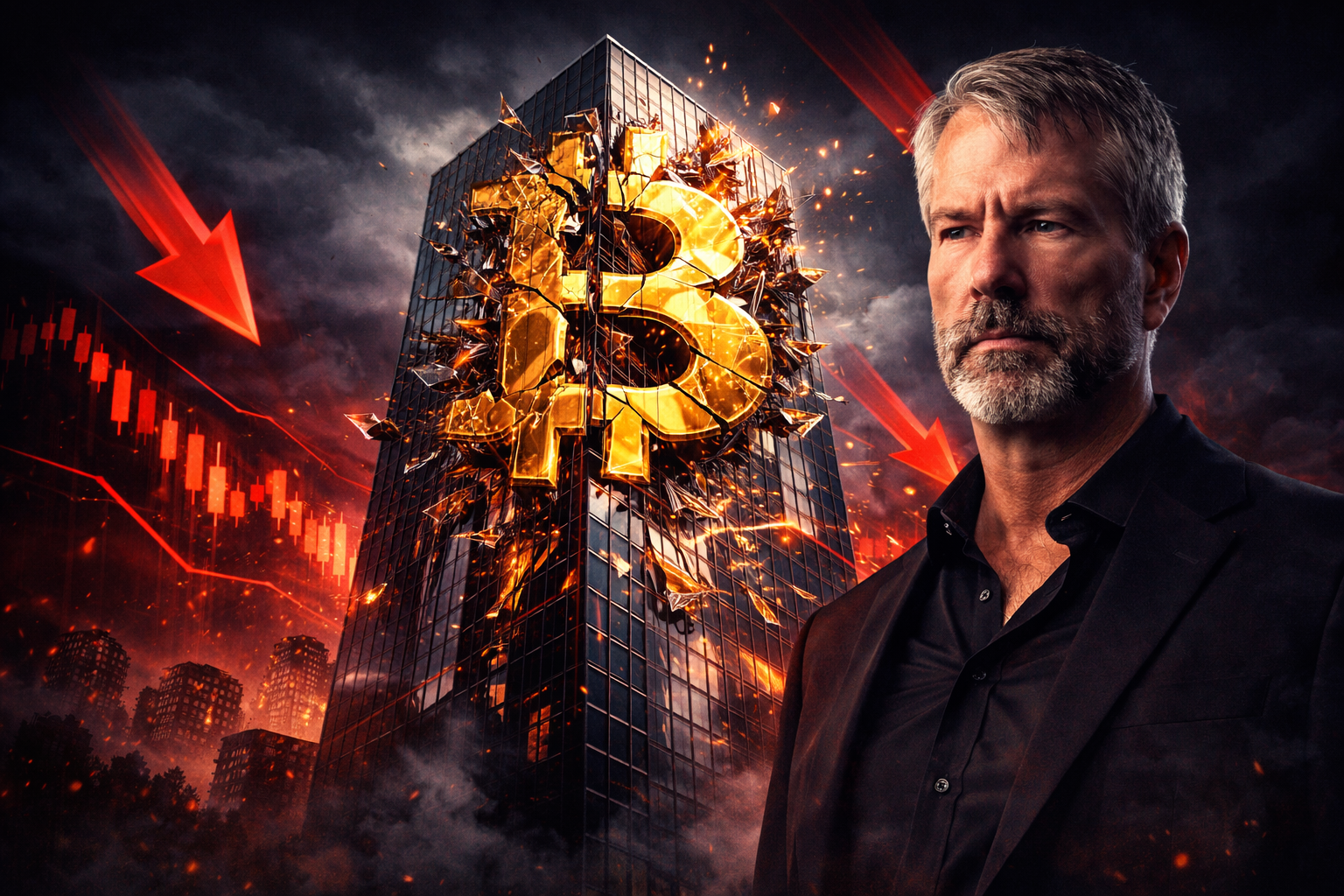 微策略 BTC 浮虧衝破 100 億美元！財報史上最慘 Strategy 股價一夜暴跌 17%