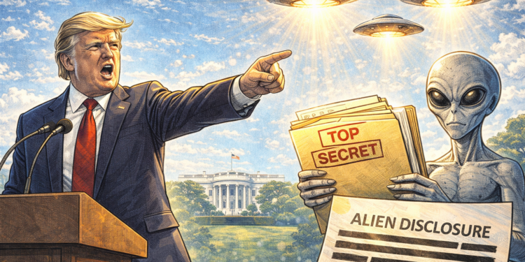 川普要解密外星人檔案！要求國防部公開外星生命和 UFO 政府檔案