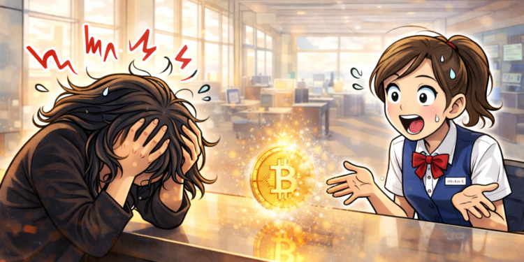 阿姨比特幣賠光到銀行痛哭，櫃員崩潰：心好累怎辦..