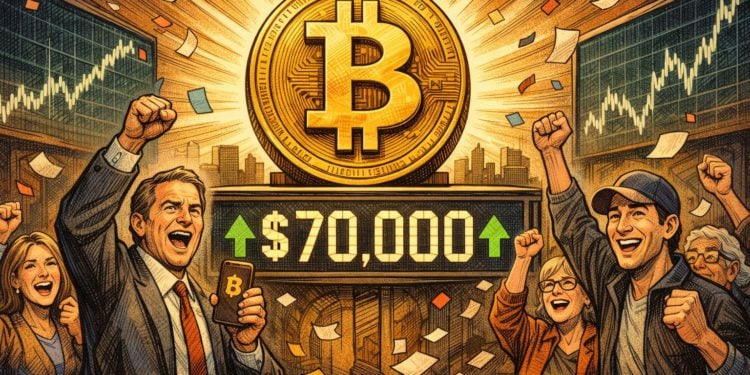 比特幣收復 7 萬美元！微策略MSTR回調20%、加密類股全數回漲