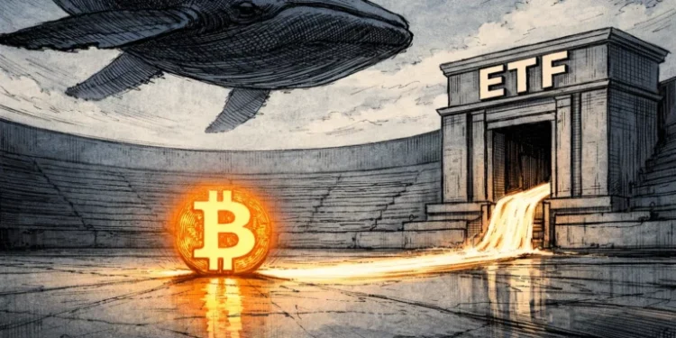 cover-image-bitcoin-etf-outflows-26-billion-whale-ratio-hits-decade-high-768x512 | 動區動趨-最具影響力的區塊鏈新聞媒體 Bitfinex 報告:ETF 疲軟與巨鯨拋售雙重夾擊,比特幣 5.3 萬美元成關鍵防線