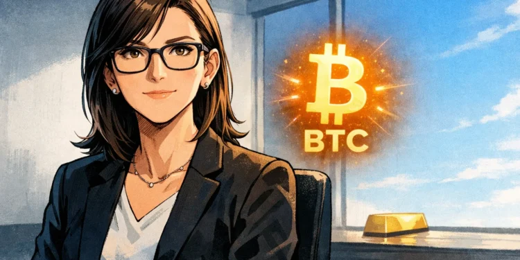 女股神 Cathie Wood：比特幣「毫無疑問」優於黃金，在現代金融體系中更具結構性優勢