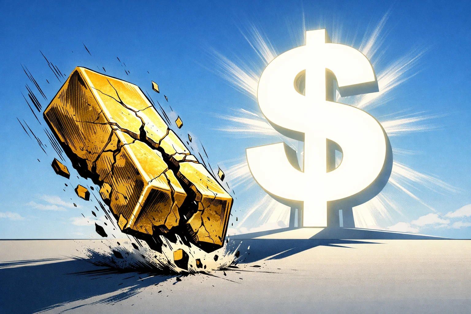 黃金一度失守 4800、白銀狂瀉 17% 跌破 75 美元，貴金屬又跳水