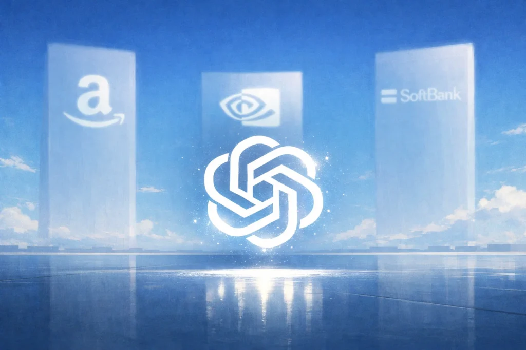 OpenAI 完成 1100 億美元融資創史上最高：亞馬遜、Nvidia 與軟銀聯手，估值上衝 8400 億鎂