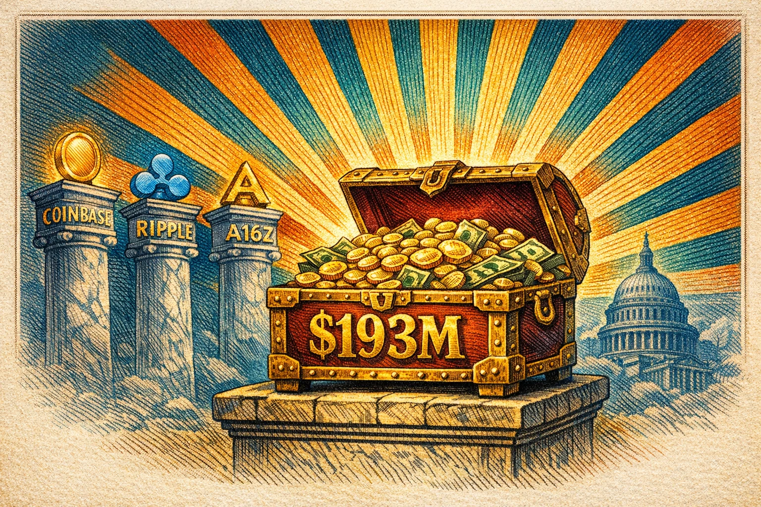 加密產業投入1.93億美元備戰美國期中選舉，反對派議員成首波標靶