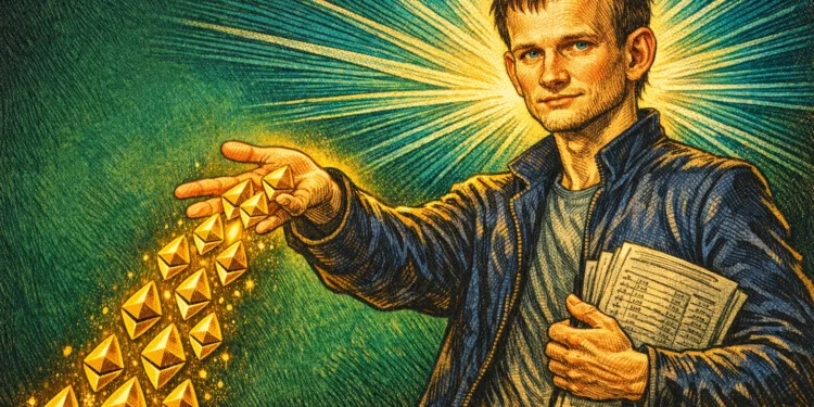 V 神超賣！累計拋售 17,196 枚 ETH，超過原定計畫數量